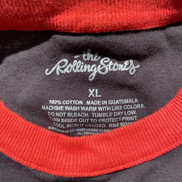 Original Vintage Rolling Stones Concert Shirt. Size XL - Picture 3 of 6